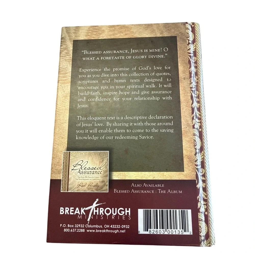 Blessed Assurance: The Hope We Have In Christ By Rod‎ Parsley Hardcover